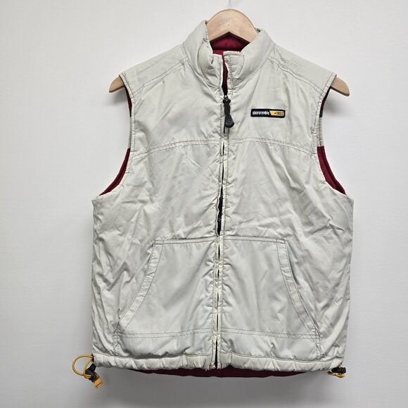 VTG Abercrombie 1892 Mountain Outerwear Full Zip Vest Mens Large Reversible READ - Picture 3 of 7